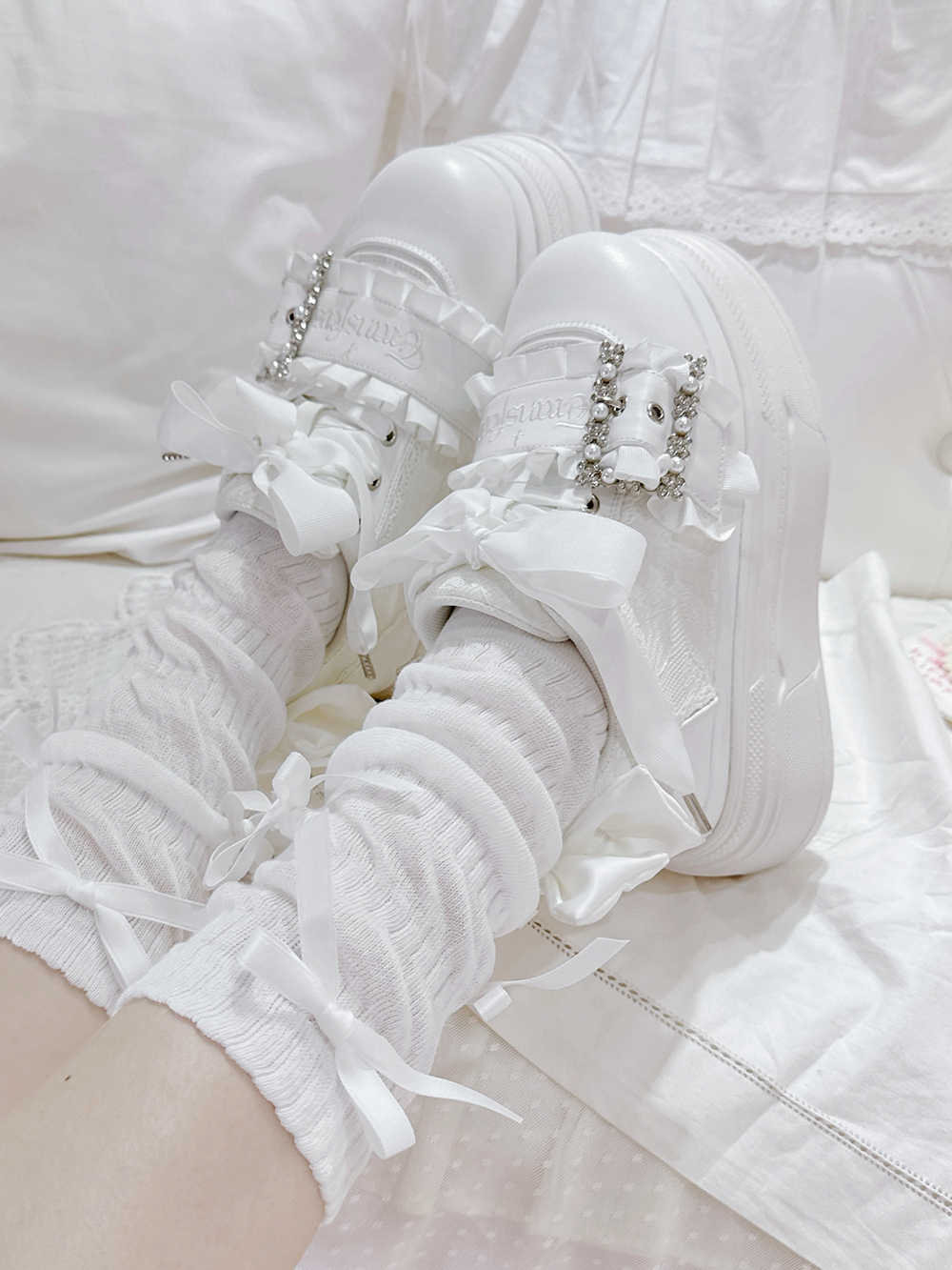 Sweet Bandage Landmine Shoes
