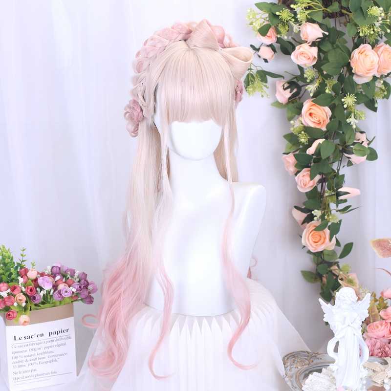 Pink Gradient Lolita Wig