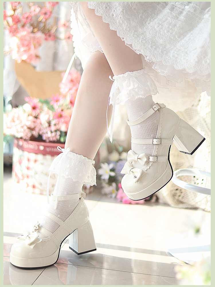 Moon Girl Mary Jane Bow Shoes