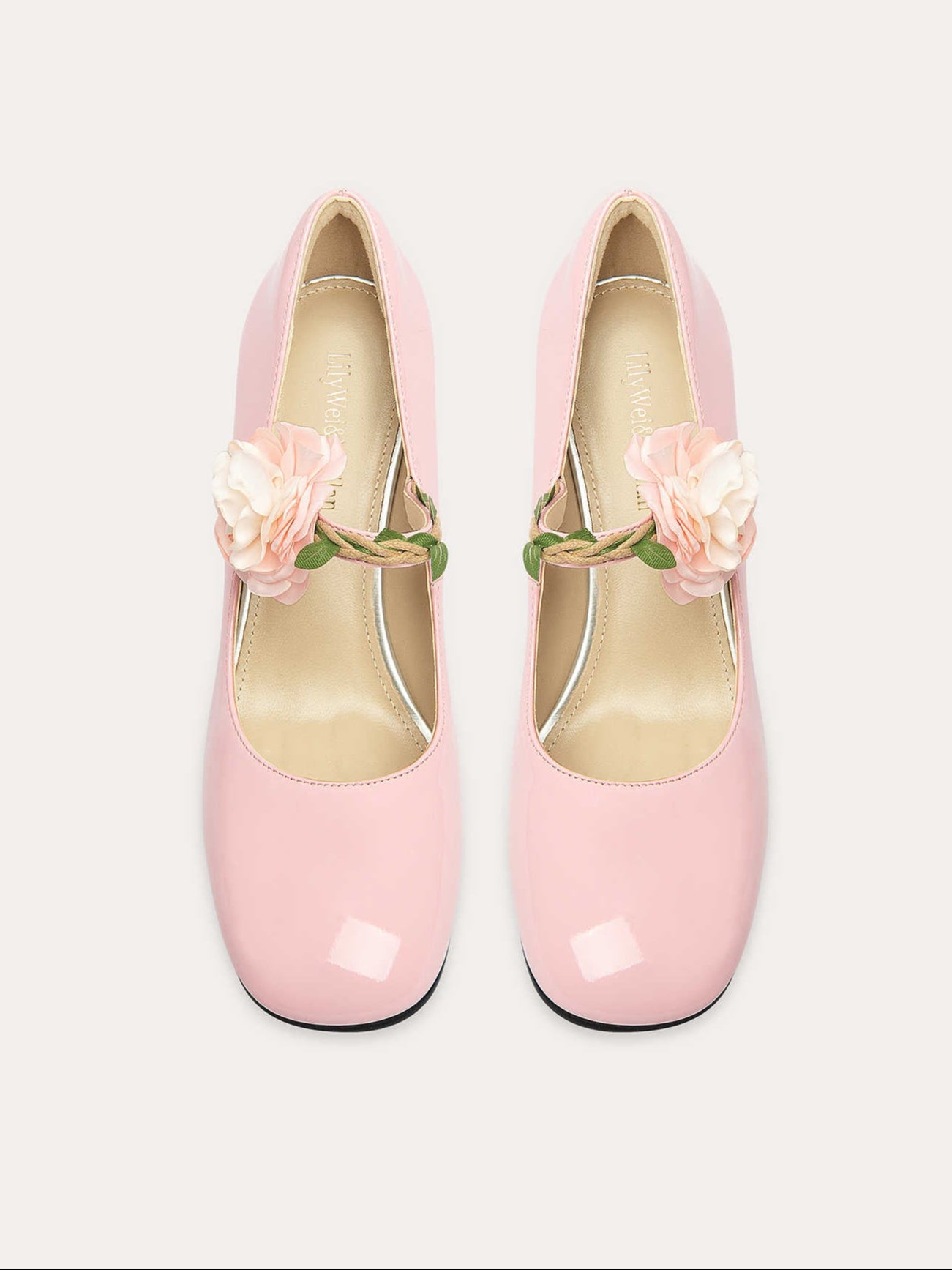 Retro Flowers Mary Jane Shoes