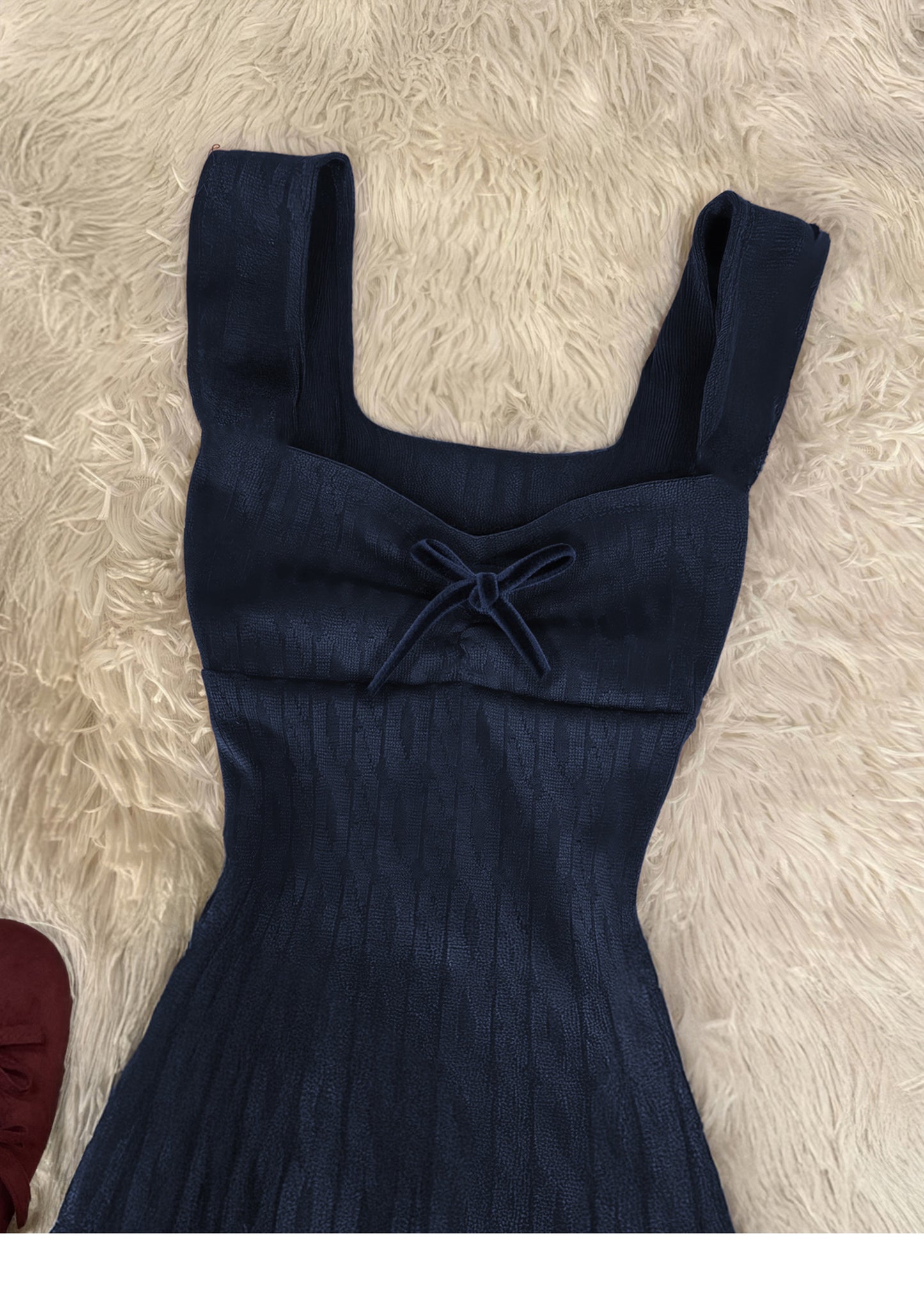 Vintage Twist Knitted Suspender Dress