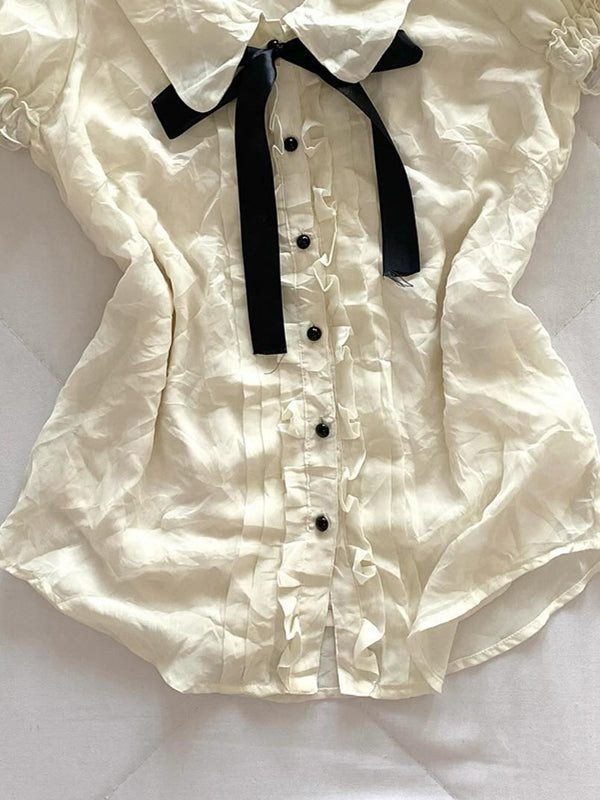 vintage doll collar shirt