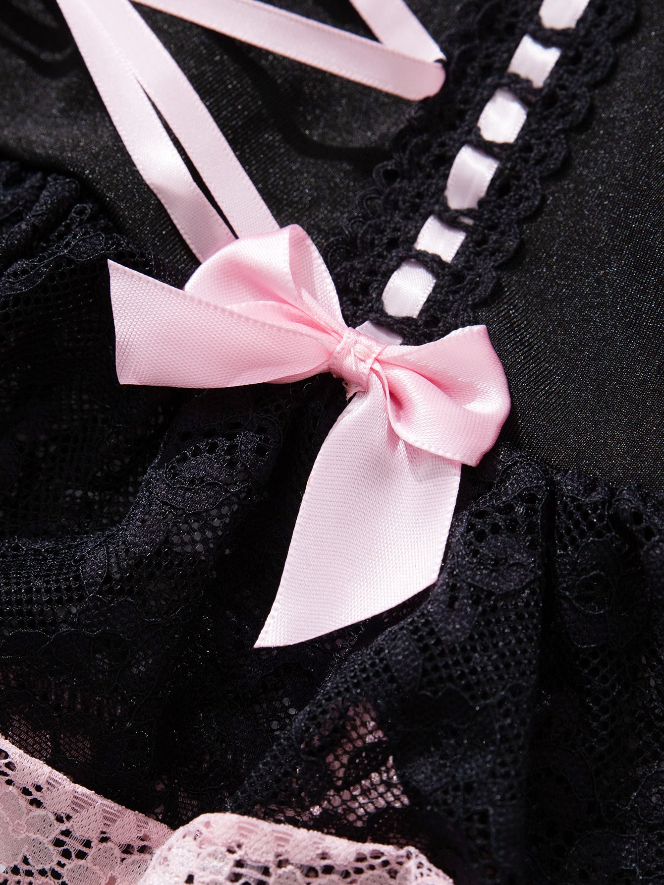 Lace Bow Jumpsuit