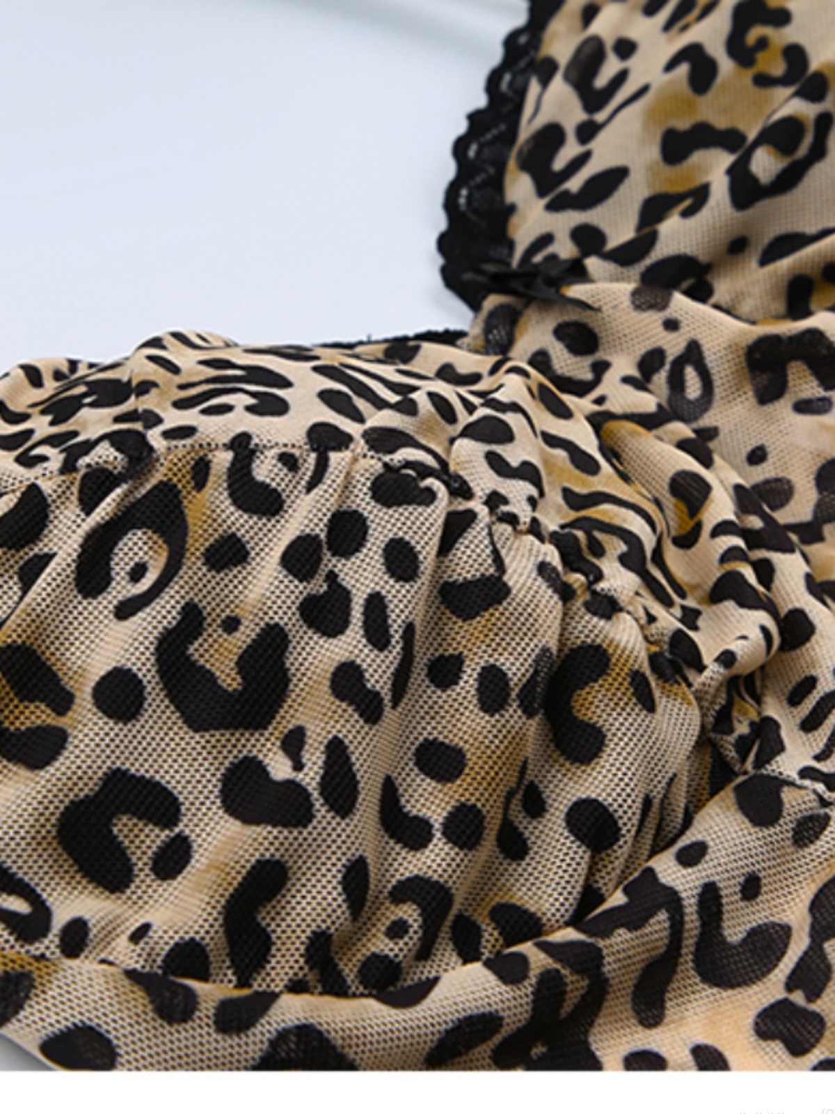 Y2K Mesh Leopard Tank Top