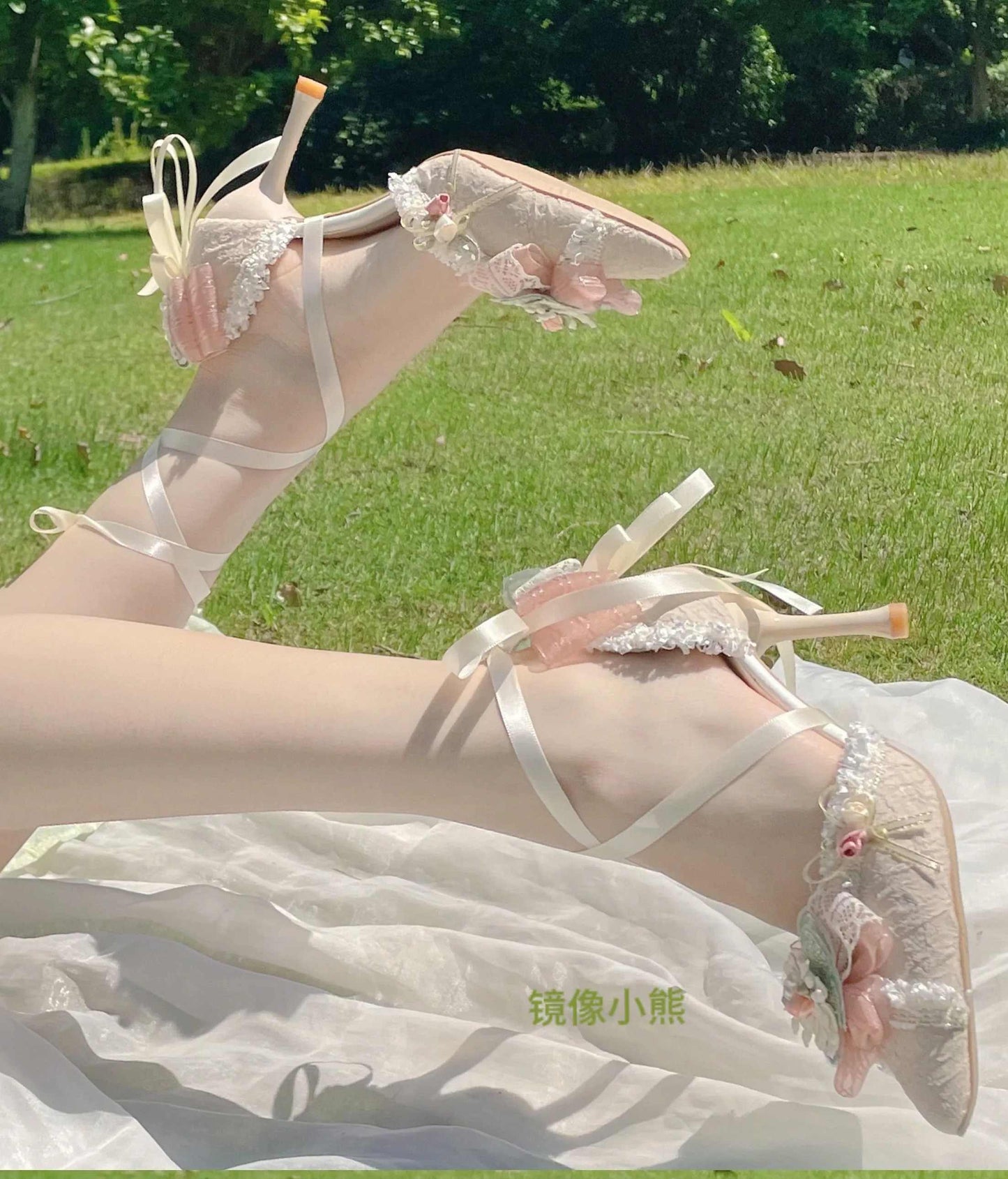 Princess Satin Straps Lolita Shoes