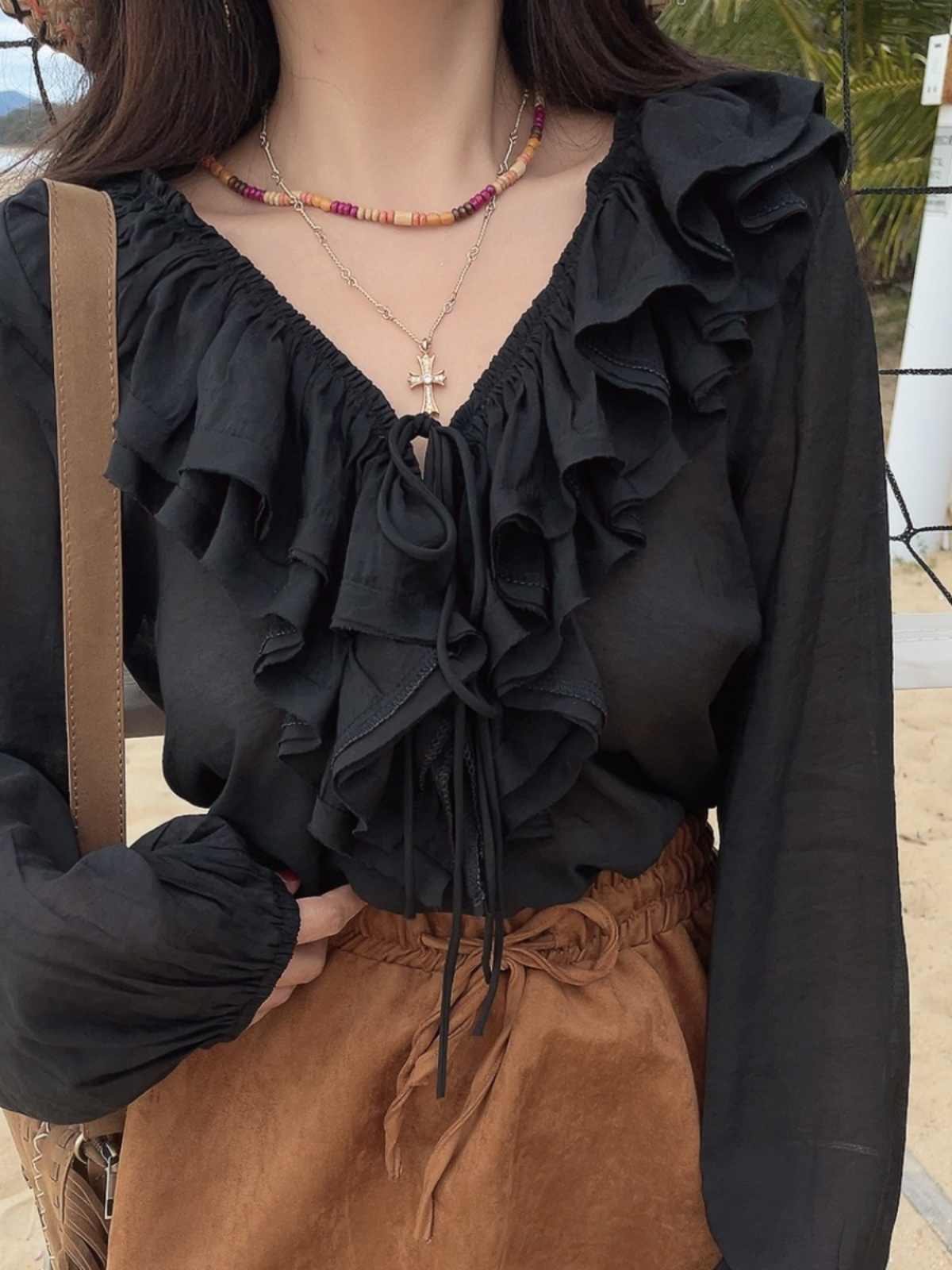 Fairy Multi-layered Ruffled Shirt
