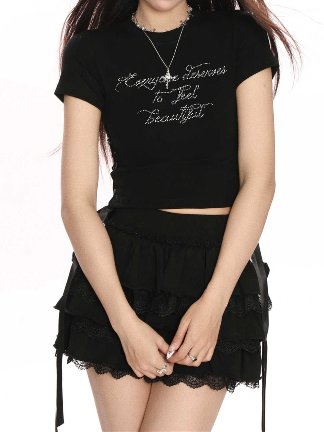Coquette Bow Tie Slim Tee