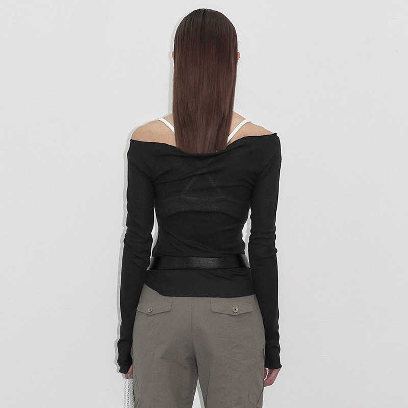 Y2K Gothic Virgin Angel Long-sleeved Top