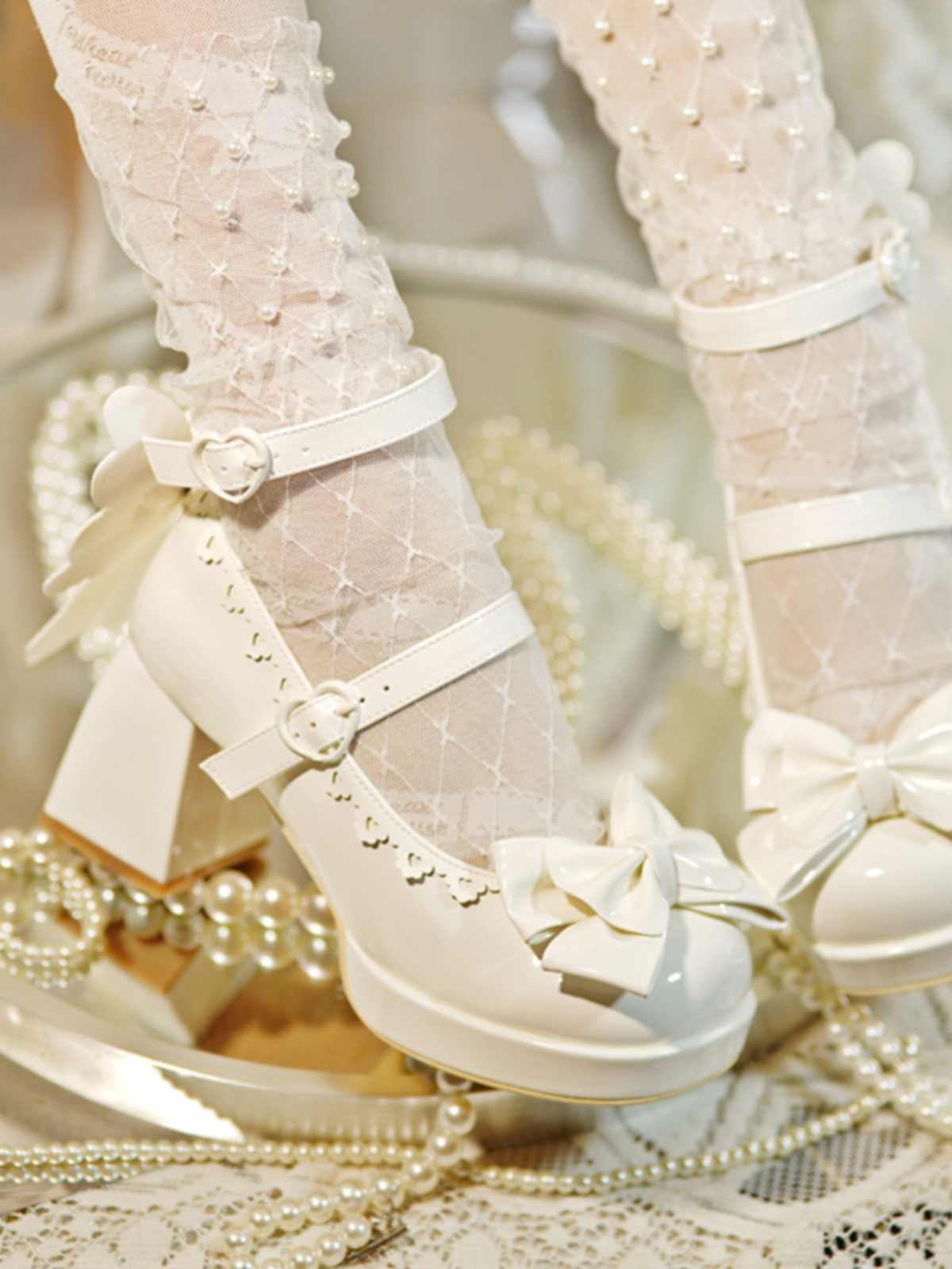 Flowers Butterfly Dream Lolita Shoes