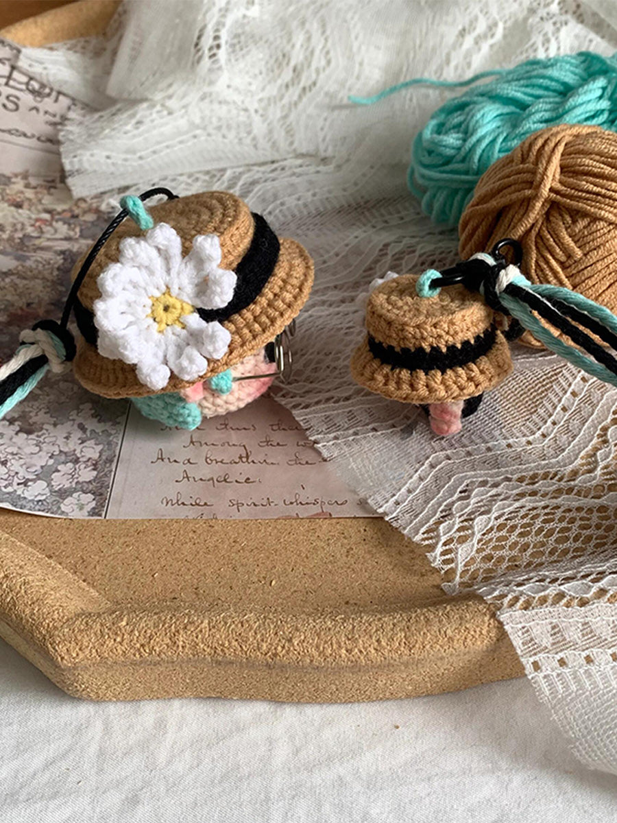 diy Wool hat boy doll
