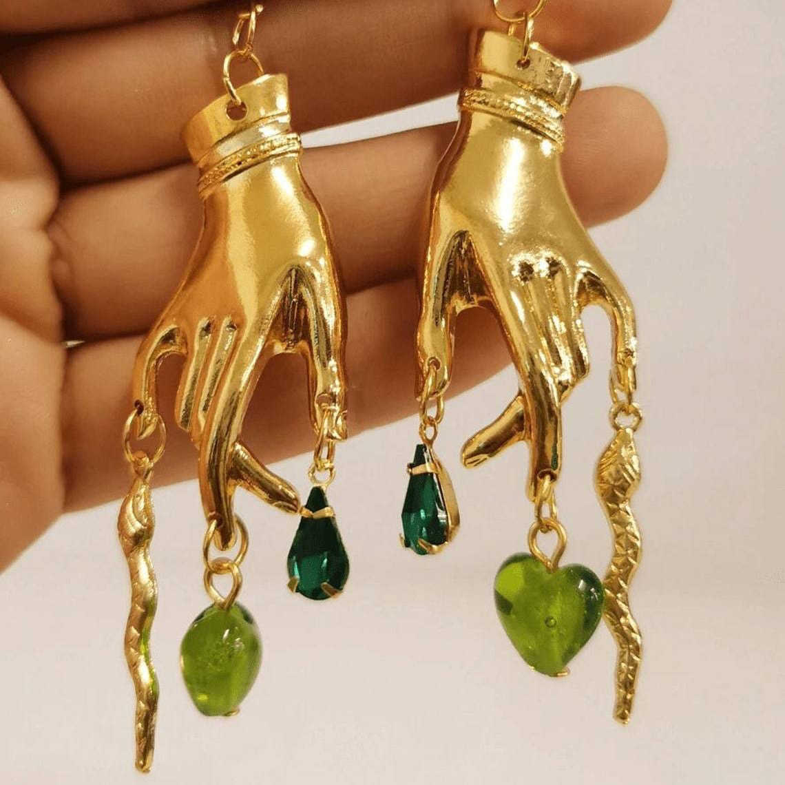 Alien-shaped Heart Earrings