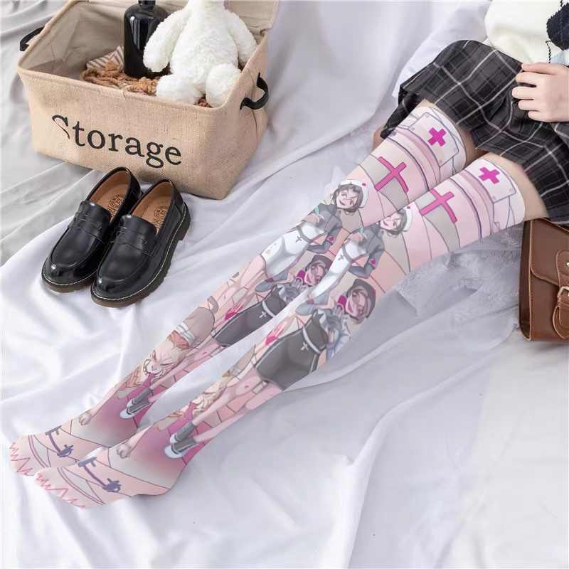 Black Sweet Anime Socks