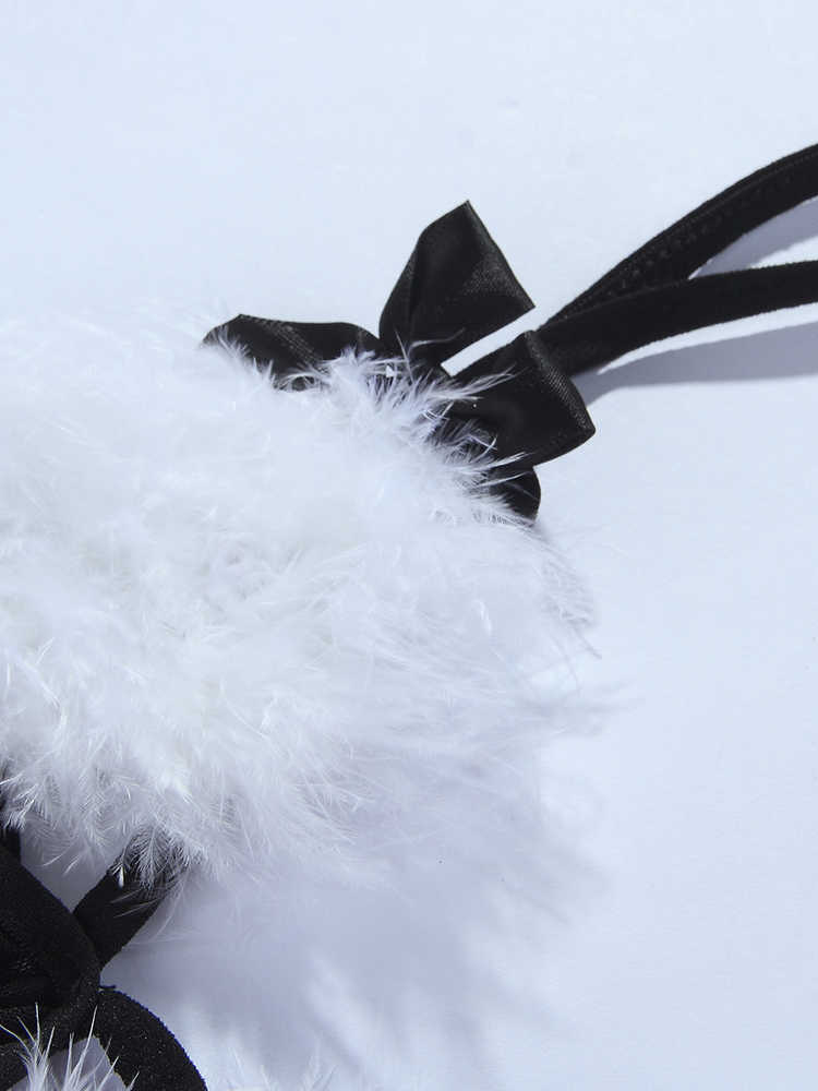 Black Mesh Bunny Lingerie