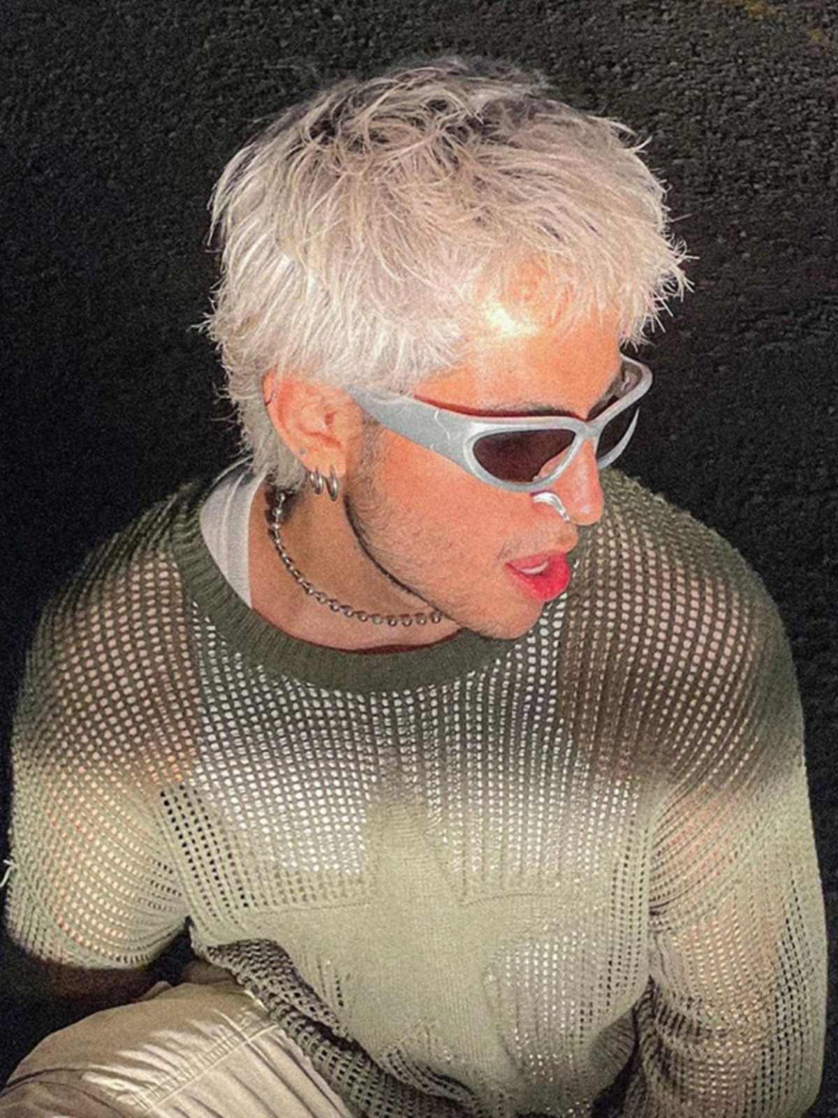 Y2K Star Hollow Knitted Blouse