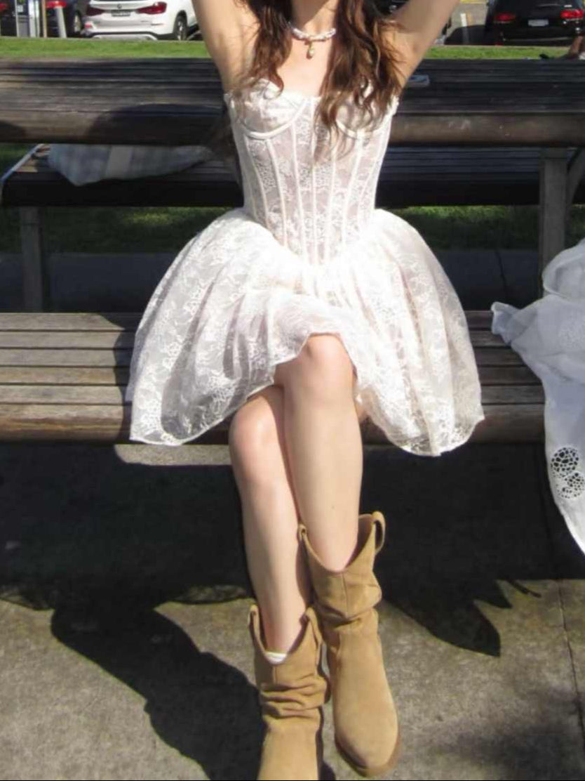 French Ballet Lace Dress