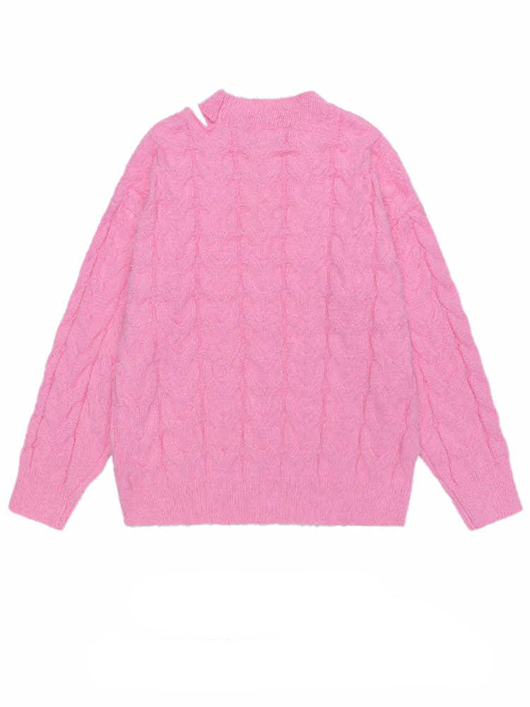 Soft Girl Bow Off-shoulder Coquette Sweater