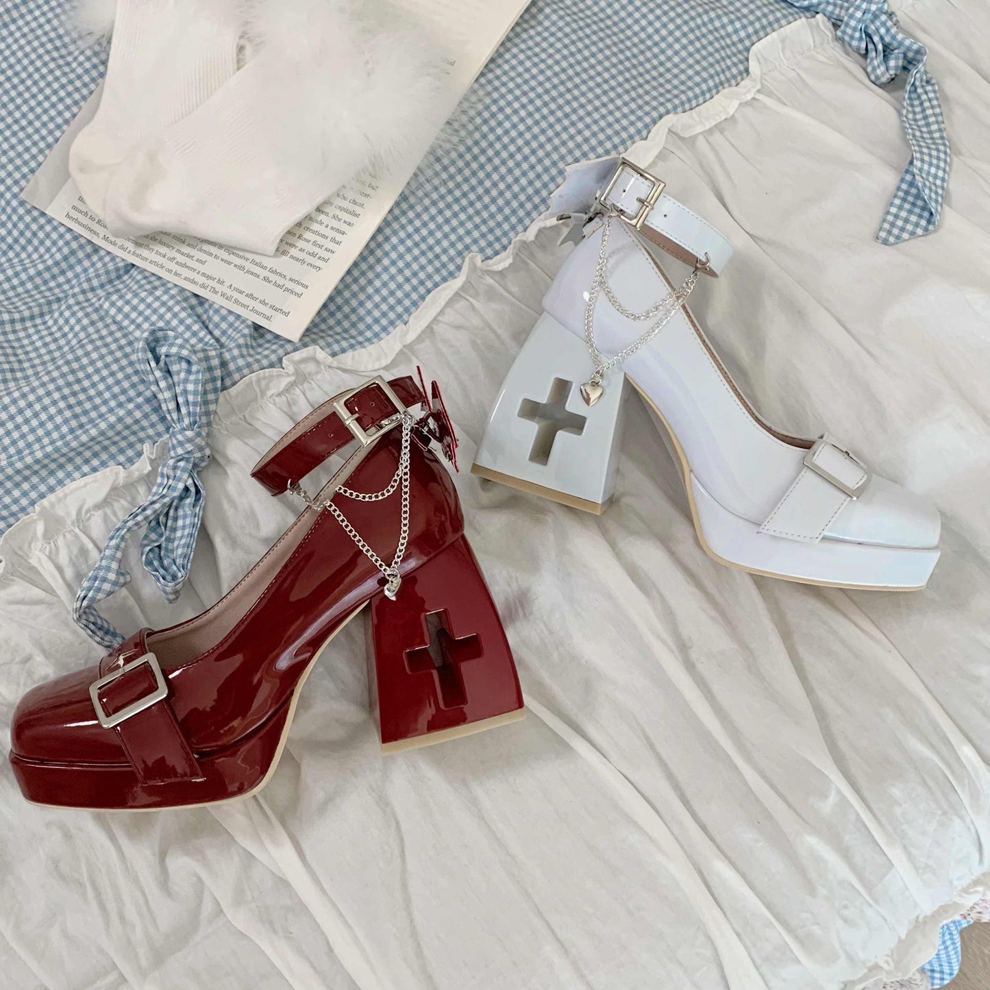 Punk Doomsday Sweetheart High Heels
