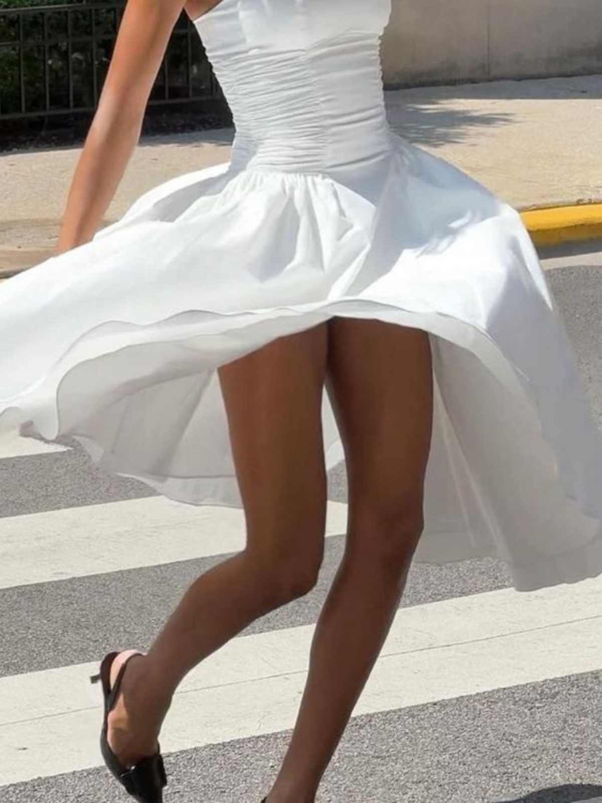 French Tube Top Corset Dress