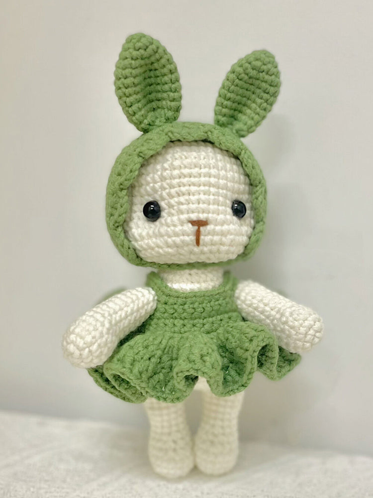 wool diy Baby rabbit sleeping doll