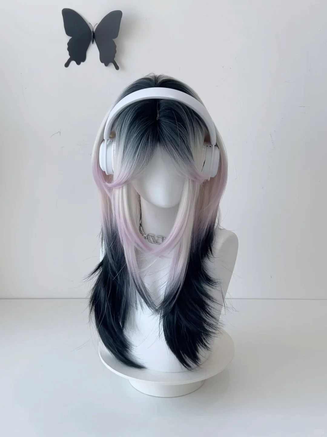 Pink-purple Gradient Wig