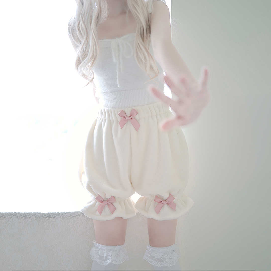 Rabbit Bow Pumpkin Pants