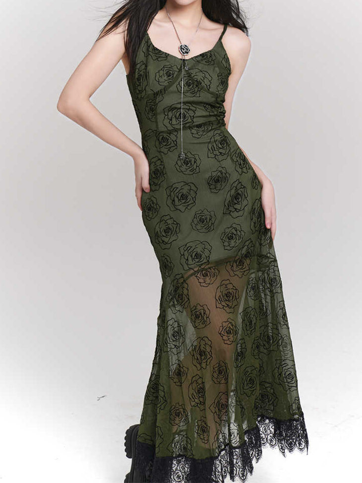 Fairy Grunge Tulle Maxi Dress