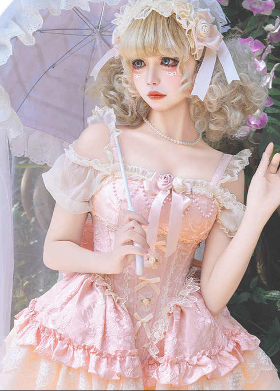 Ballet Bow Lace Lolita Dress