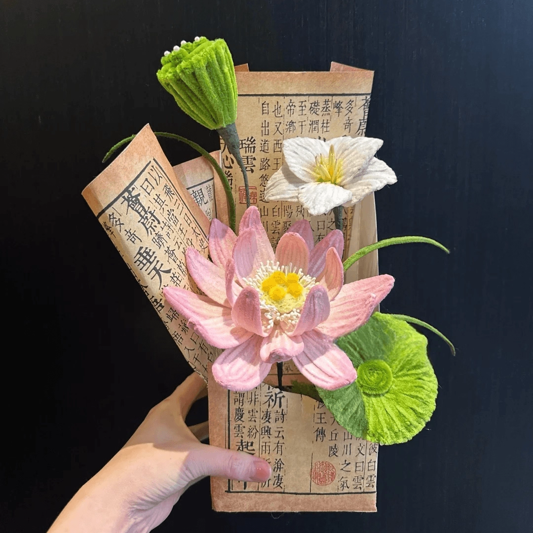handmade Twisting stick flower box
