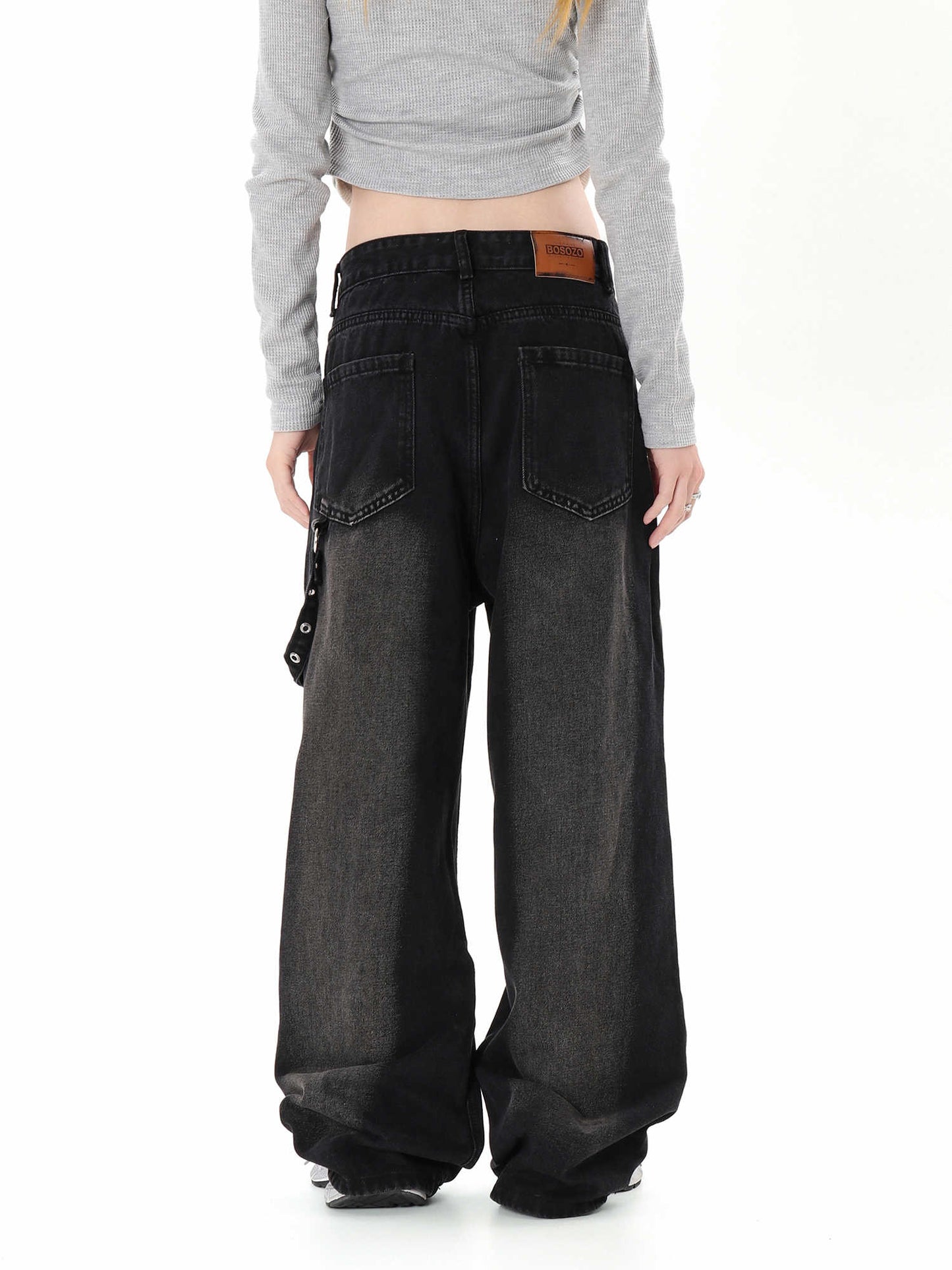 Grunge High-street Blue Jeans