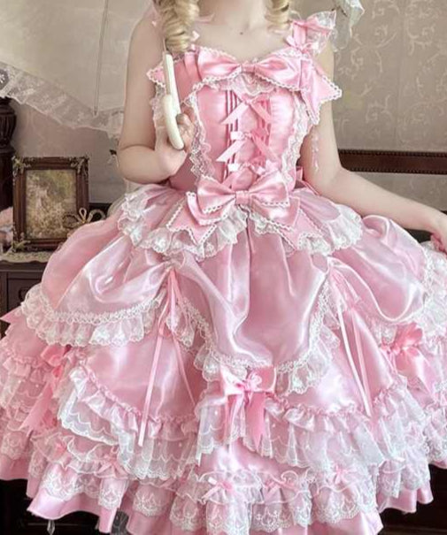 Crystal JSK Flower Lolita Dress