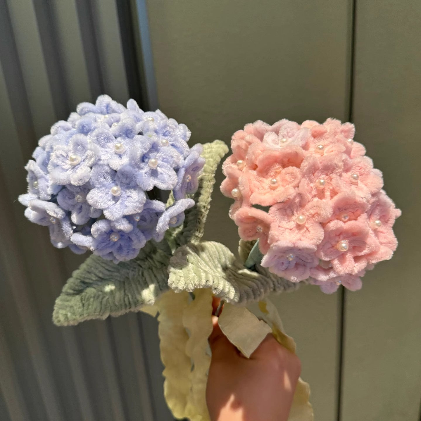Hydrangea Bouquet DIY Chenille Stem Craft Kit