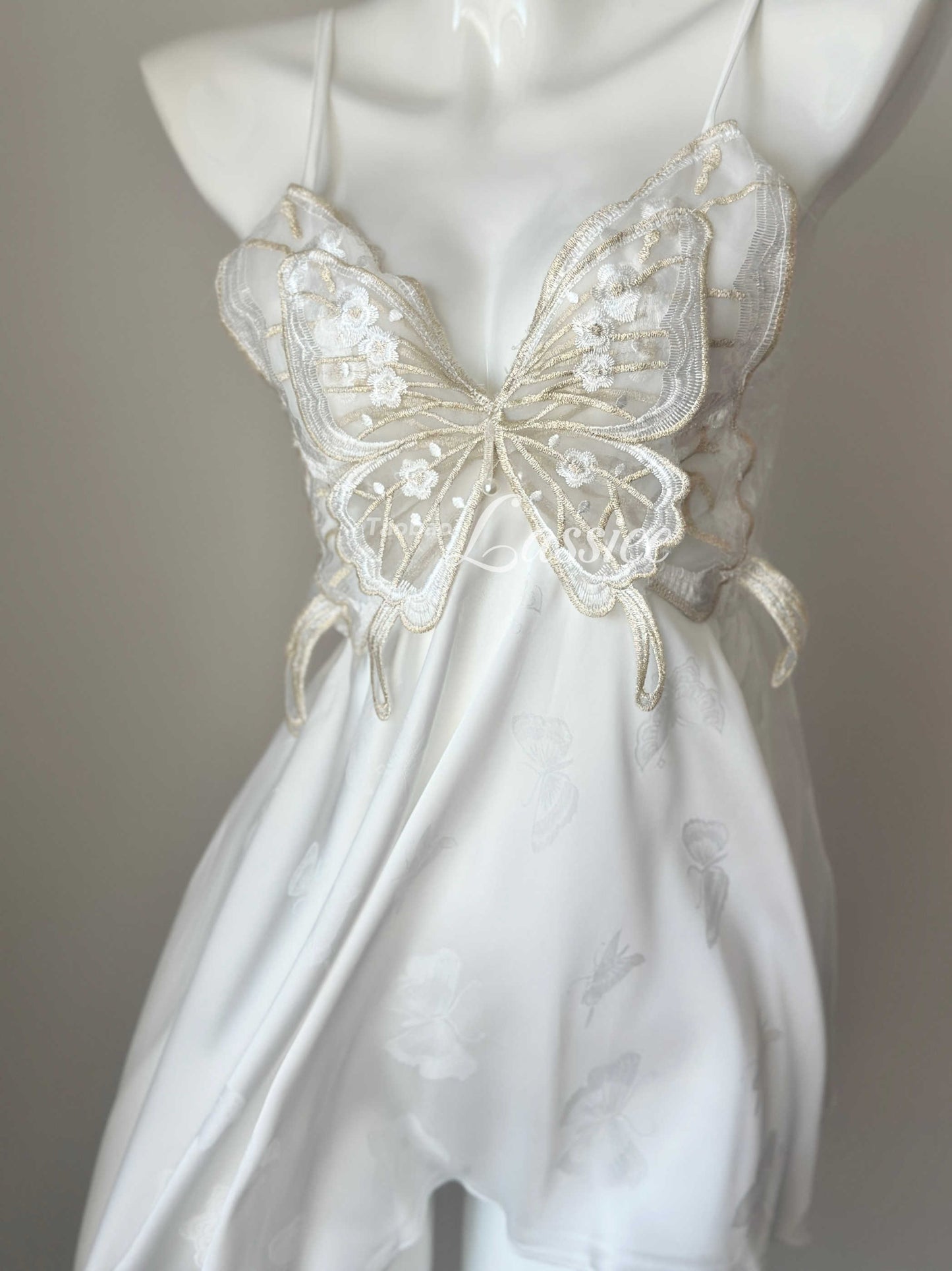 Pure Desire Ice Silk Butterfly Pajamas