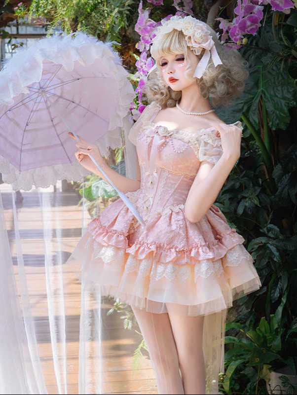 Ballet Bow Lace Lolita Dress