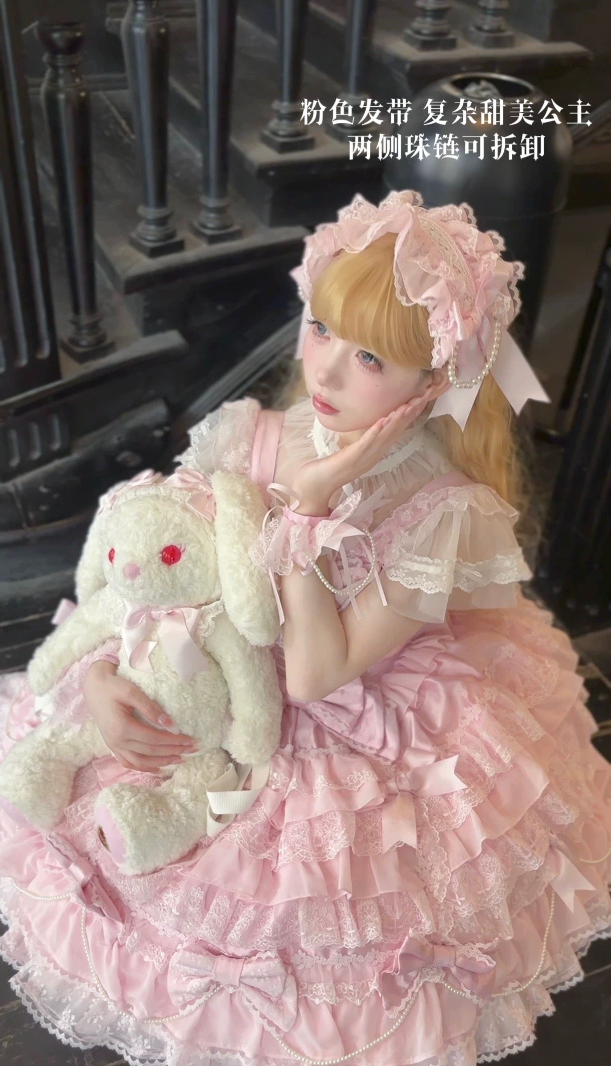 gorgeous princess ancient cocoa lolita dress