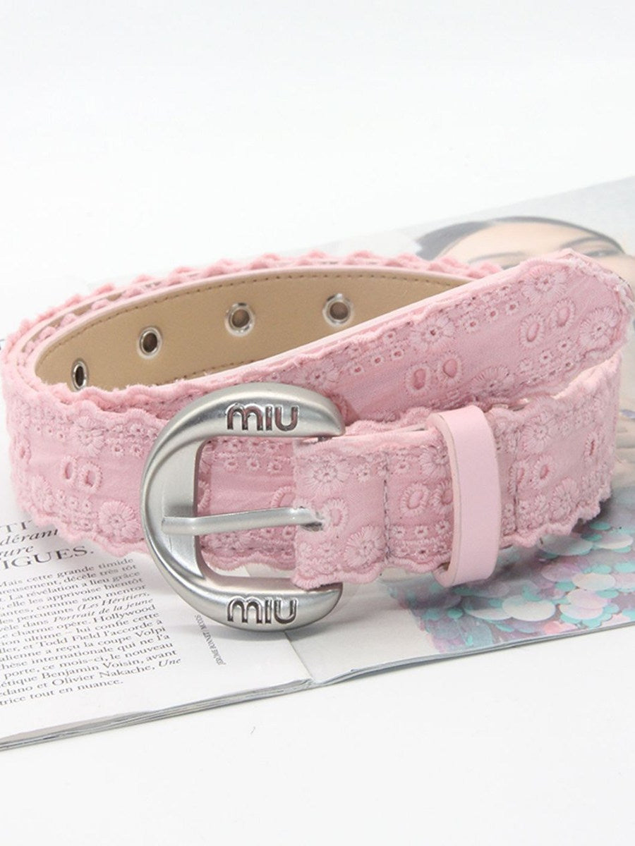 casual pin jeans buckle