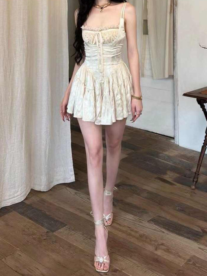 Ballet Pure Lace Suspender Dress
