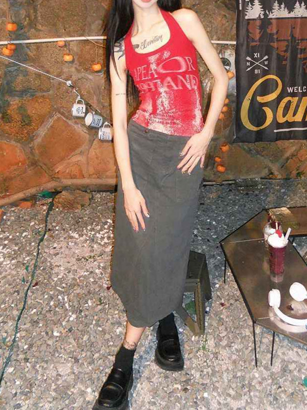 Y2K Street Rendering Tank Top