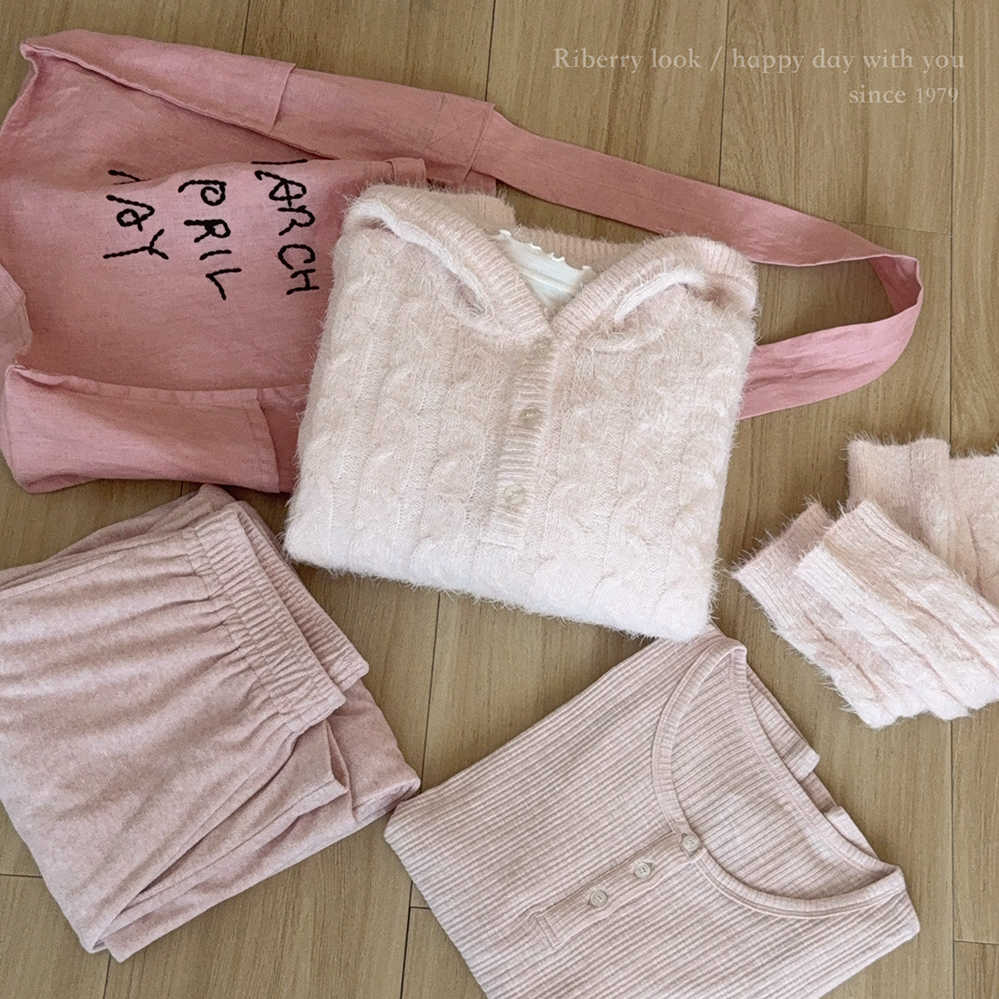 Plush Pink Hooded Sweater