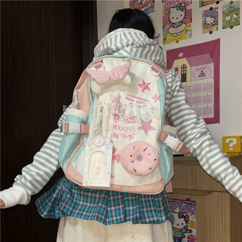 Nikkoyu Pink Star Backpack