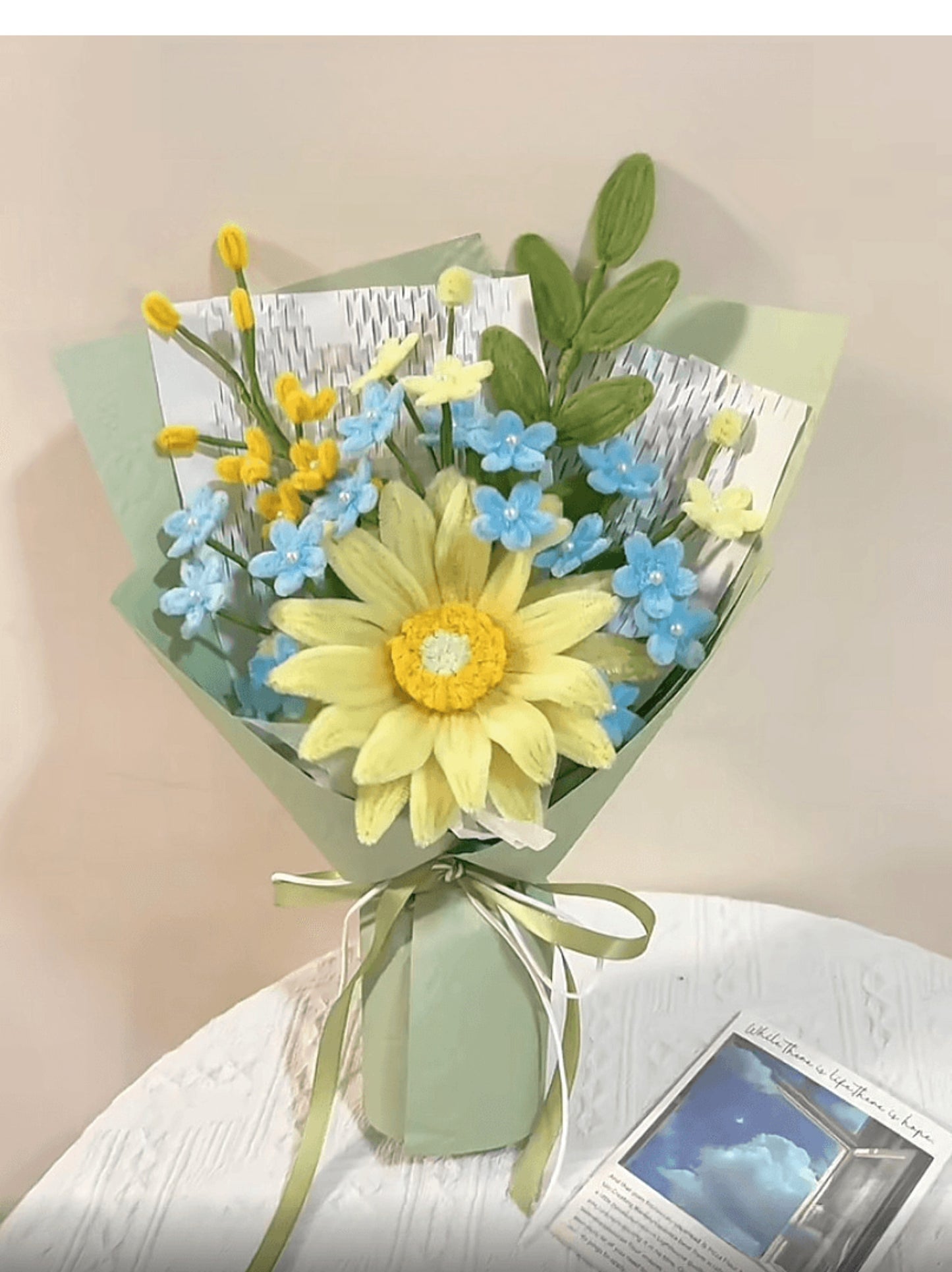 handmade Twisting stick flowers creative bouquet
