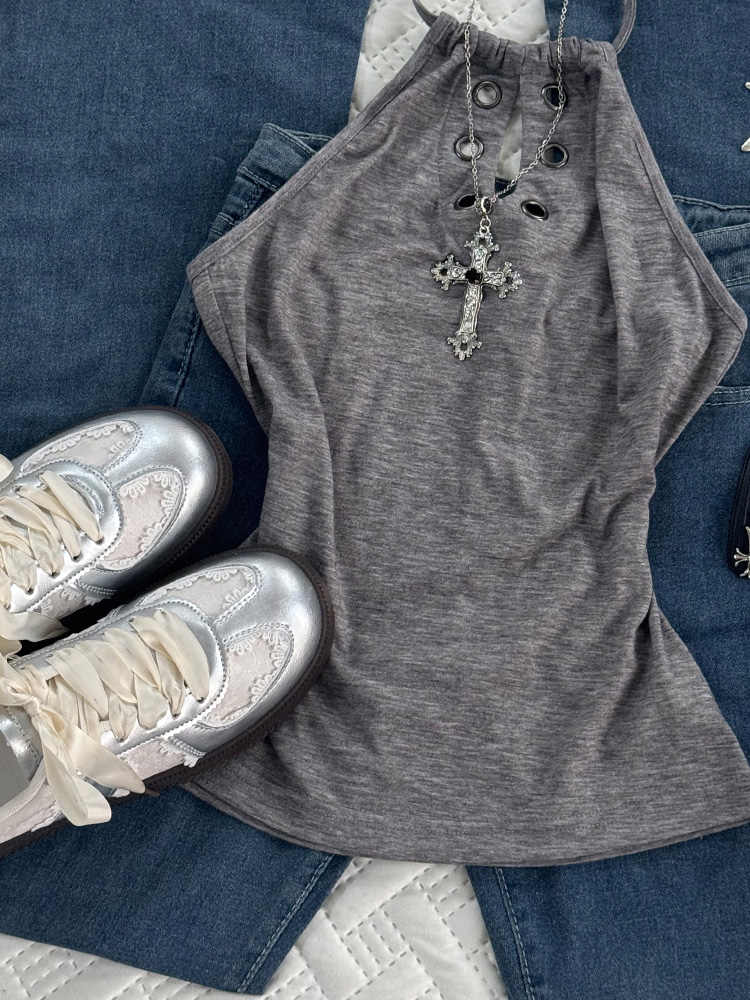 Retro Gray Top