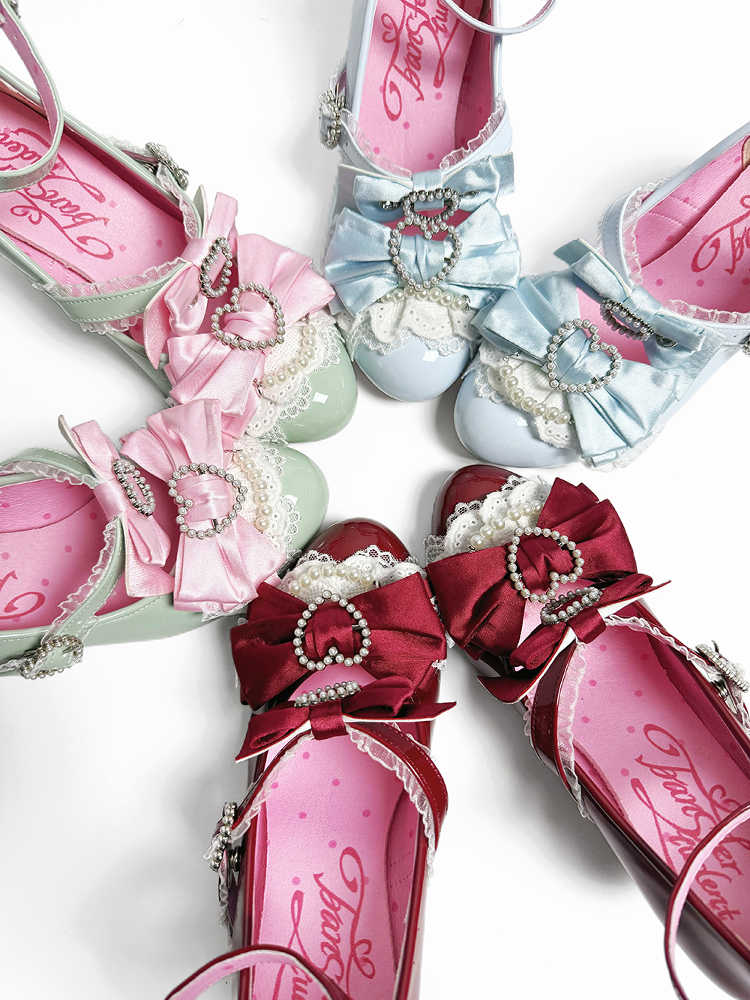 Kim Ji Hollow Wedge Lolita Shoes