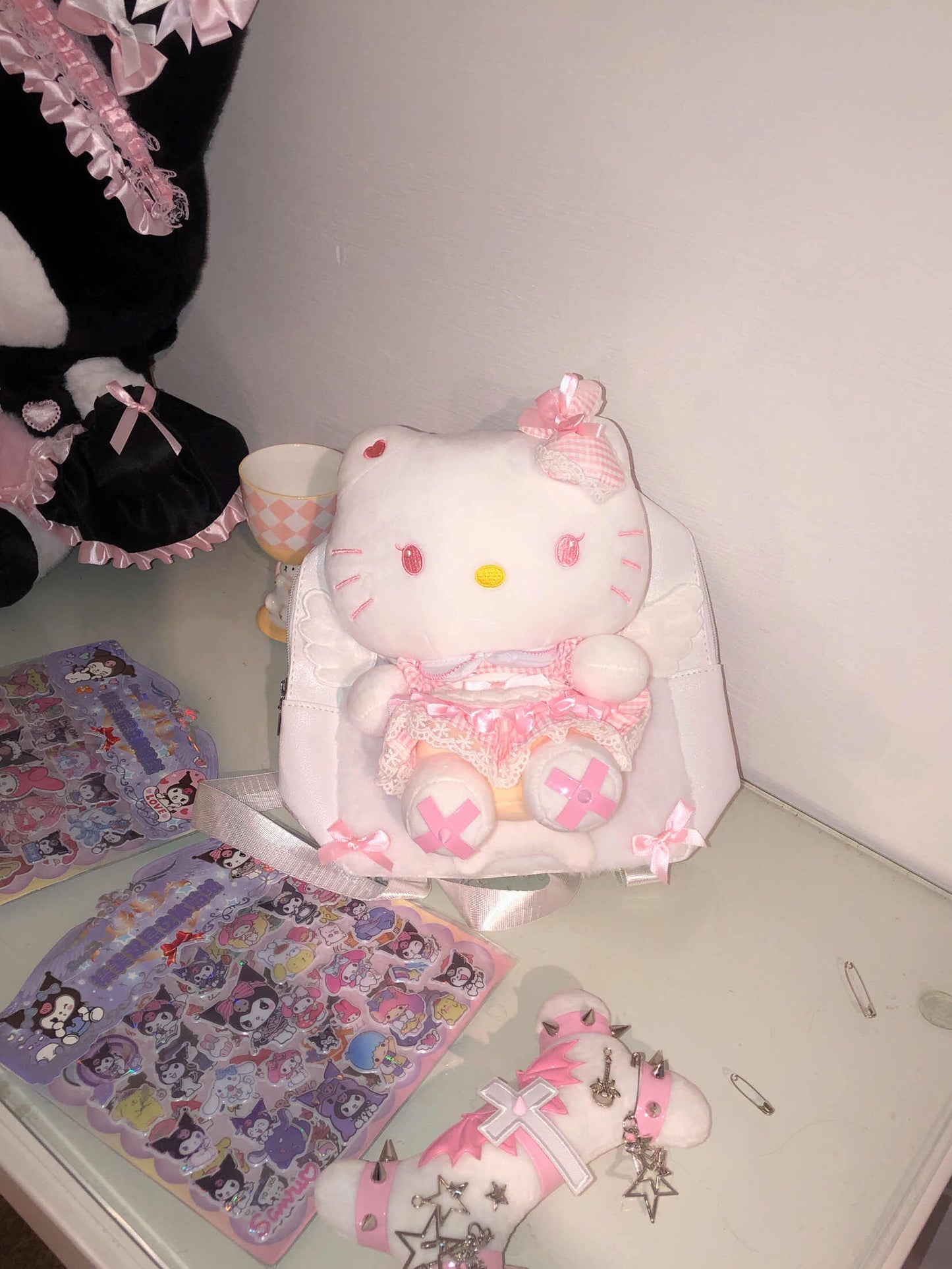 Cute Pink Kitty Backpack