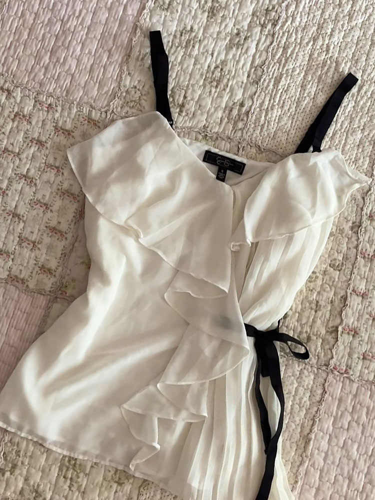 Retro Mesh Camisole Top