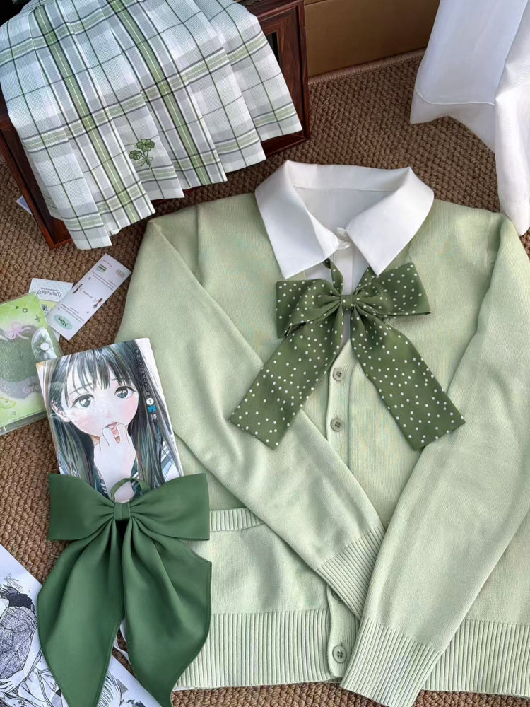 Ochaya Green JK Plaid Skirt