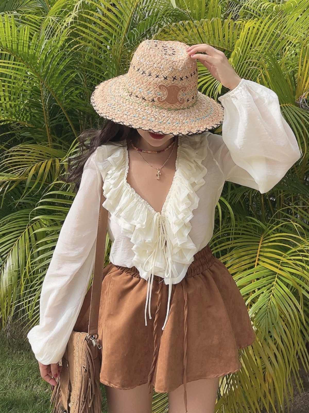 Fairy Multi-layered Ruffled Shirt