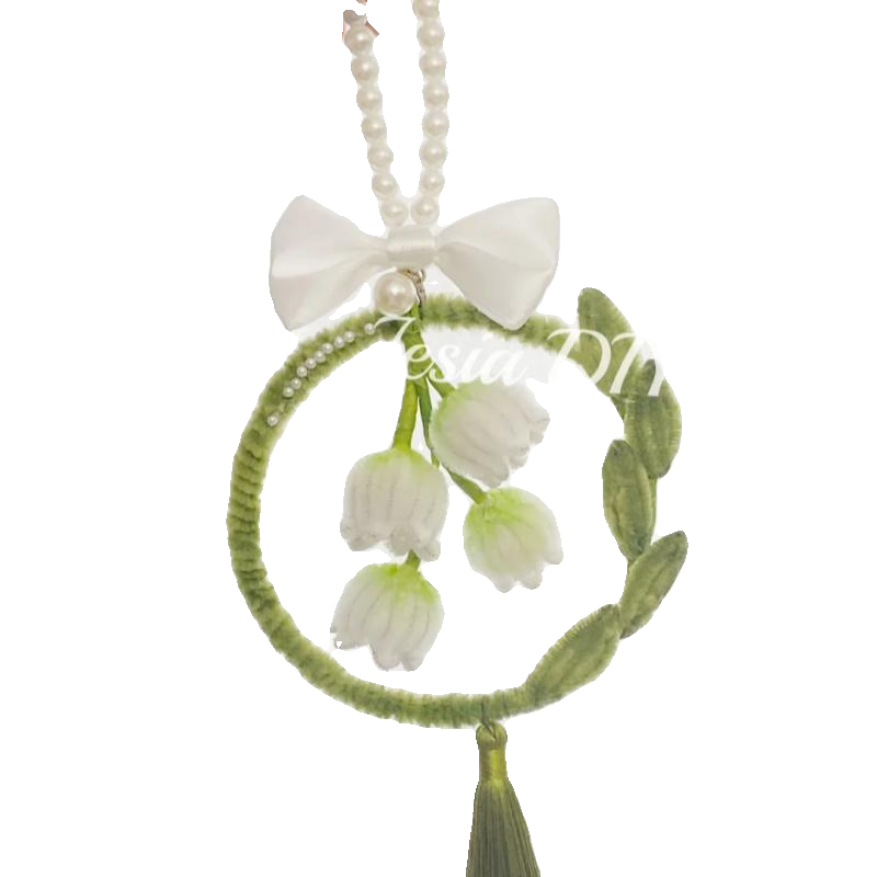 handmade Twist stick car pendant