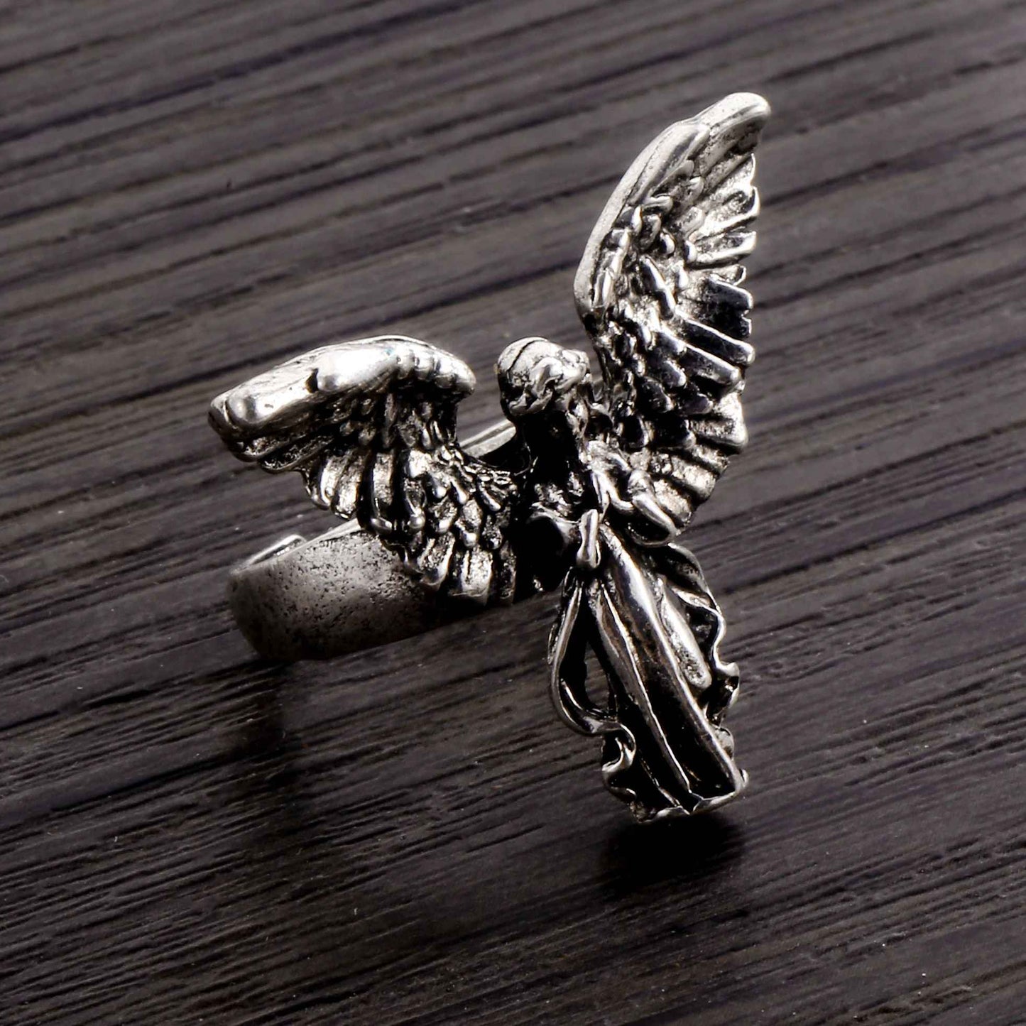 Grunge Vintage Angel Ring
