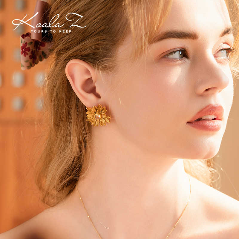 Sunflower Vintage Romantic Earrings