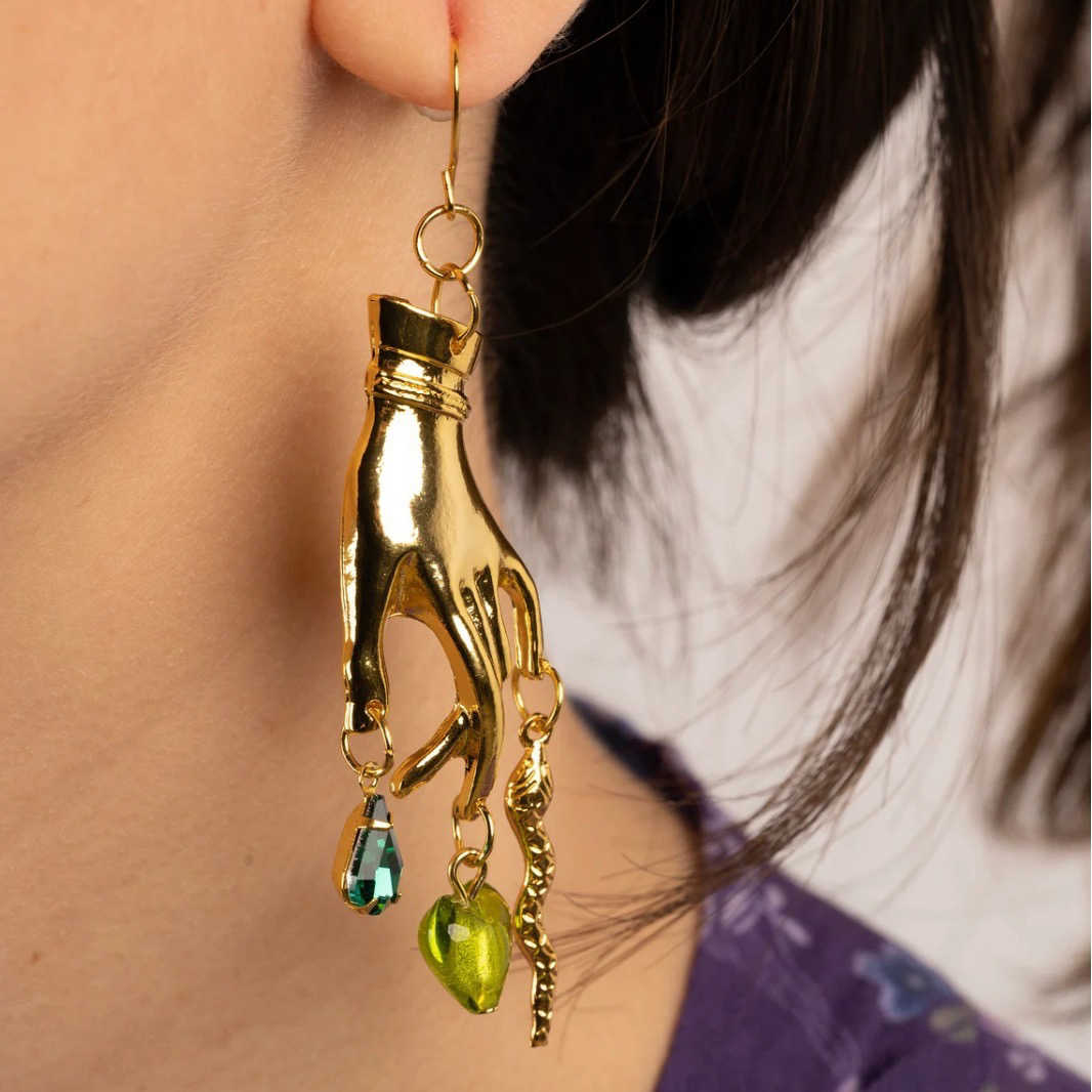 Alien-shaped Heart Earrings